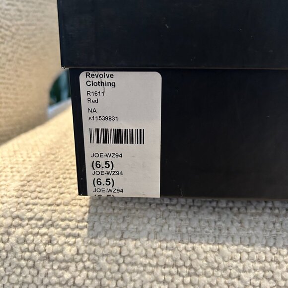 Joie ‘Ali’ Red Suede & Leather Heels — Size 6.5 - Picture 9 of 9